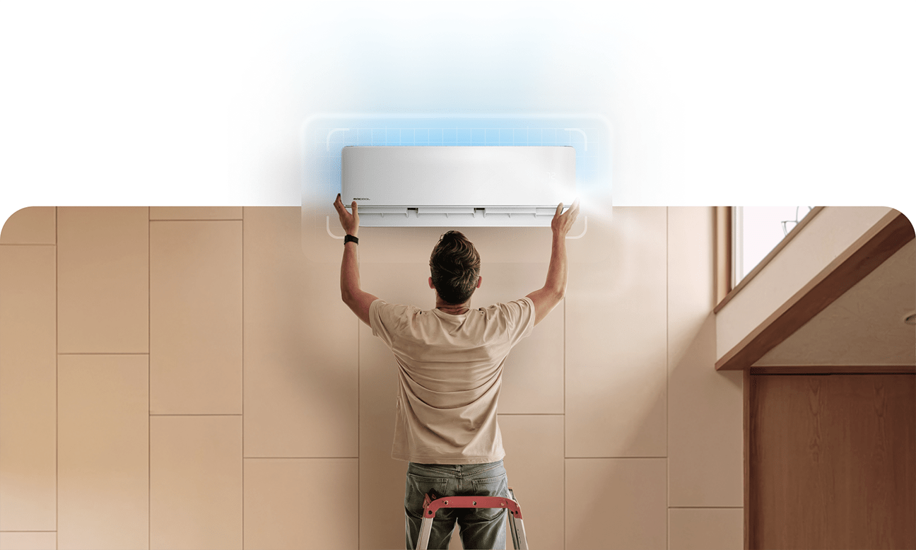 Mount Connect Enjoy - The MRCOOL® DIY® system features a simplified installation thanks to our patented Quick Connect™ fittings that get you up and running in minutes. No waiting. No hassle. Just comfort, delivered fast.